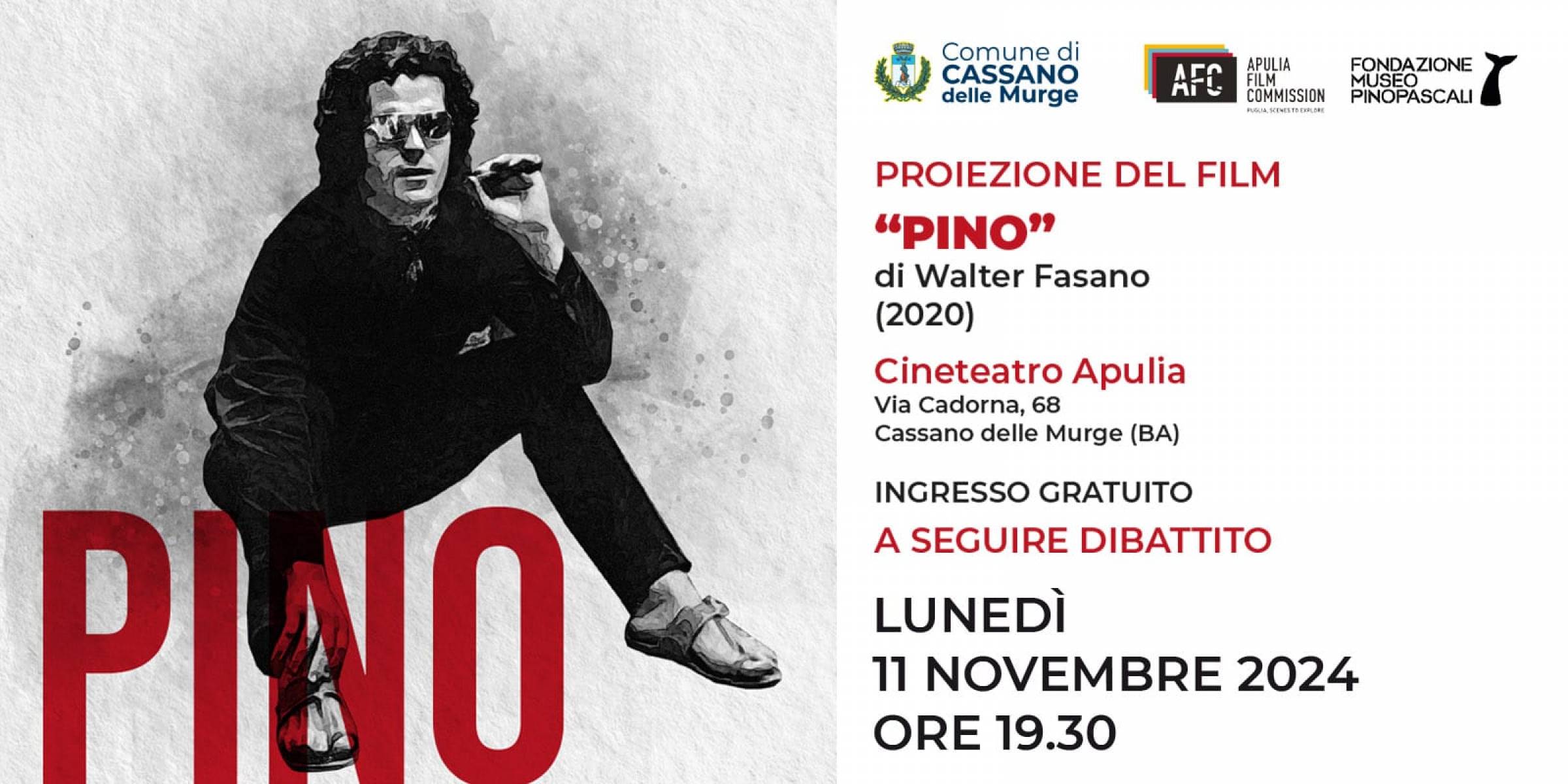 PROIEZIONE DEL FILM “PINO