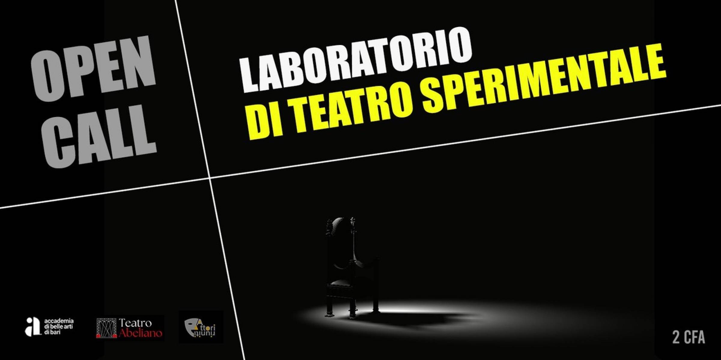 OPEN CALL Laboratorio di Teatro Sperimentale 